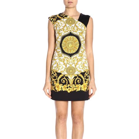 versace lila kleid|Women's Versace Dresses .